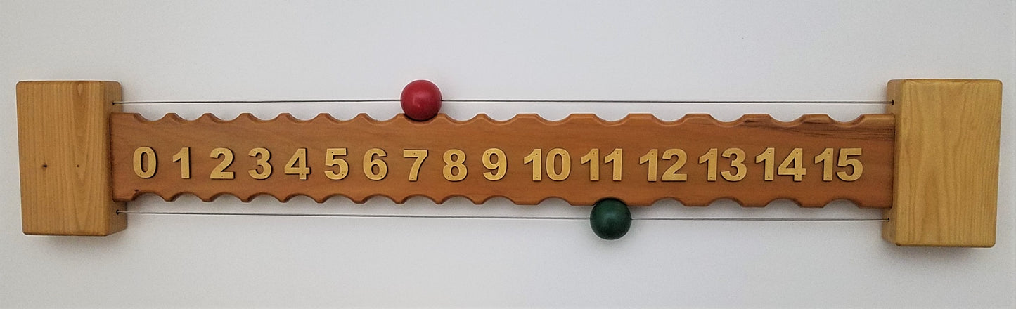 Horizontal 0-15 number Scoreboard