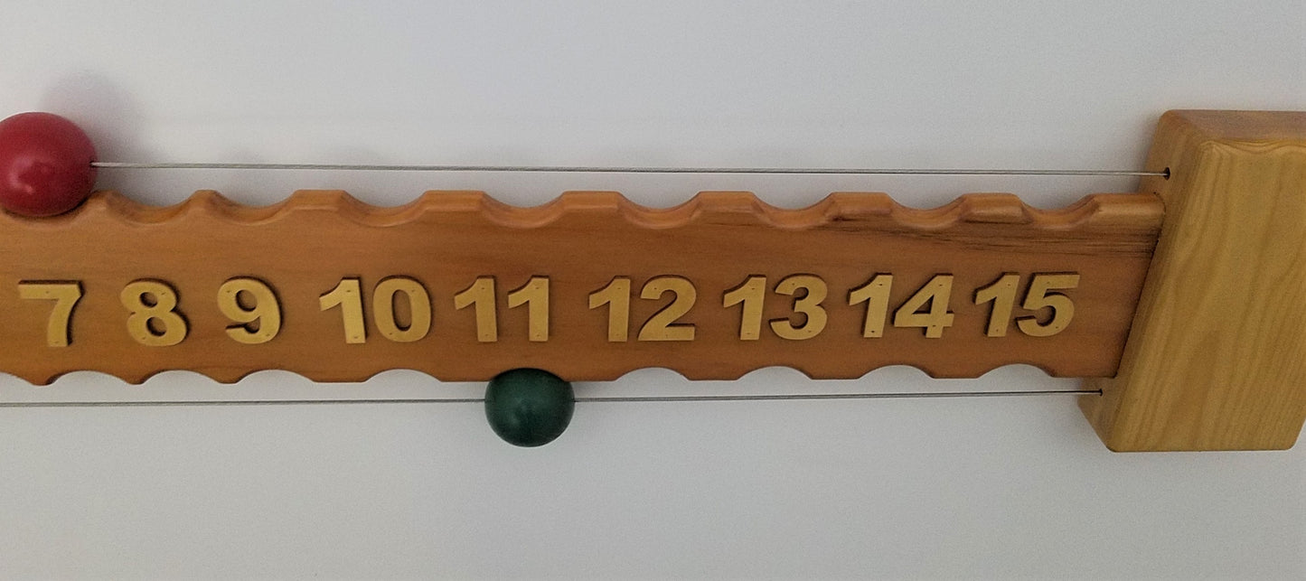 Horizontal 0-15 number Scoreboard