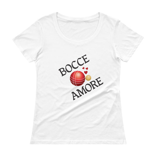 Bocce Amore Ladies' Scoopneck T-Shirt