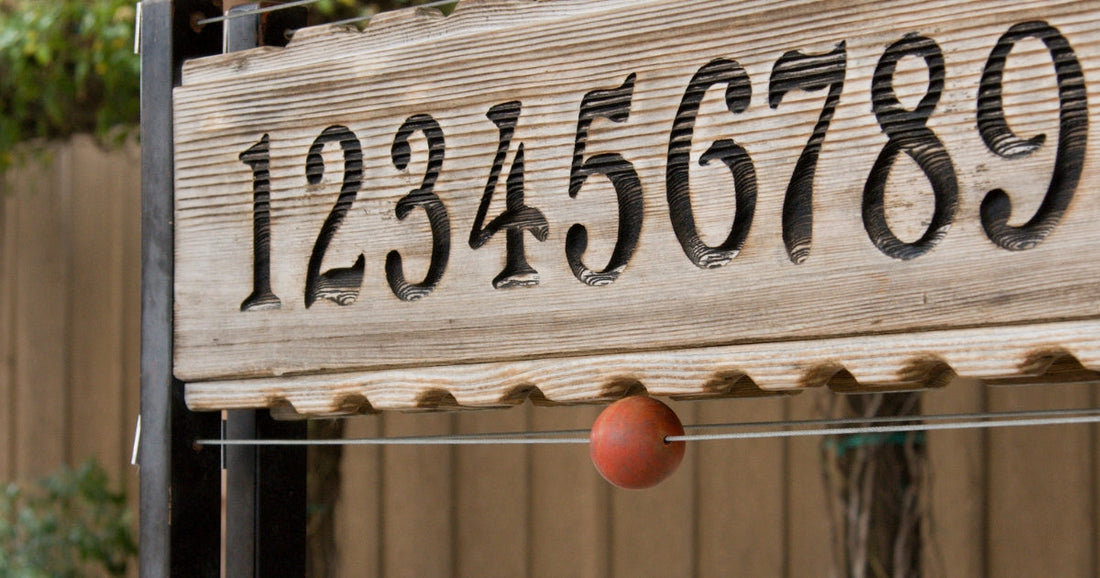 Stylish Bocce Ball Scoreboard Designs for Rustic Backyard Decor