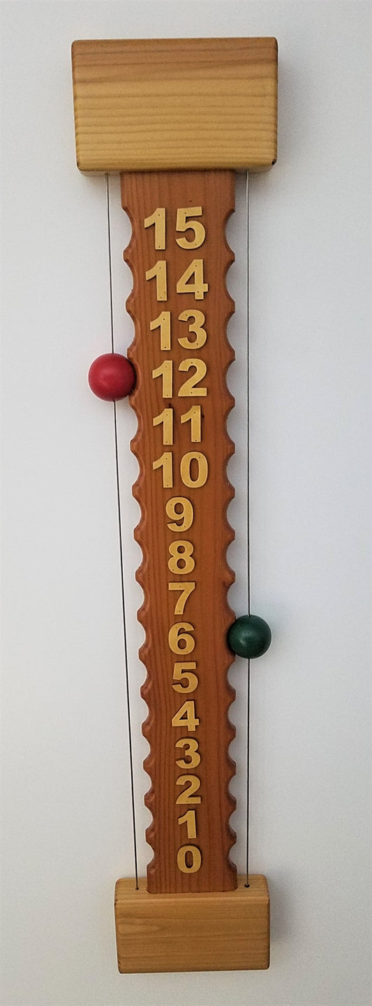 Vertical Scoreboard, 0-15 number