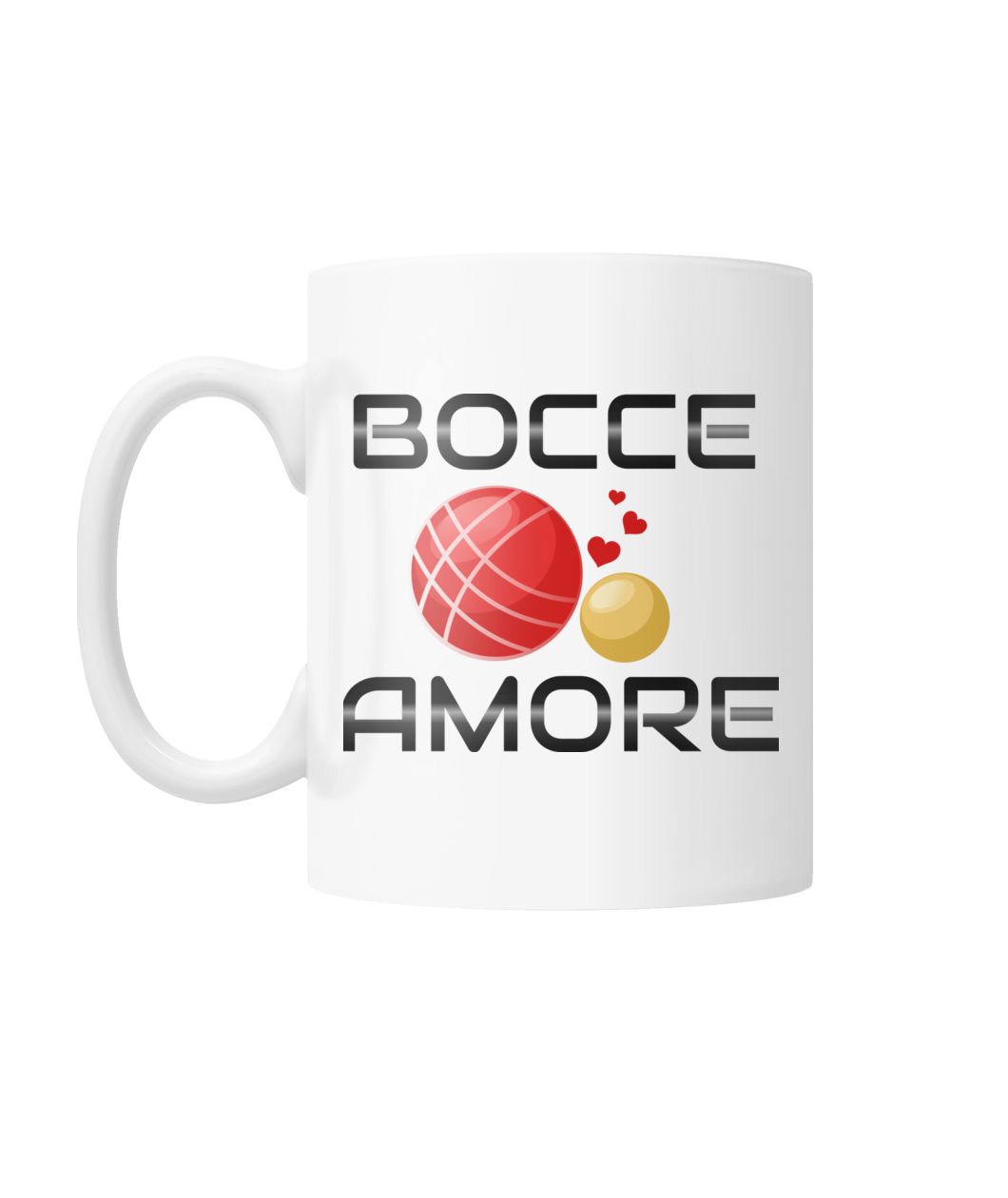 Bocce Amore Mug -white White Coffee Mug