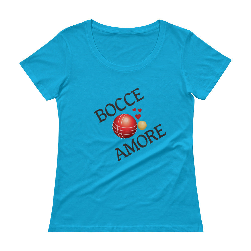 Bocce Amore Ladies' Scoopneck T-Shirt